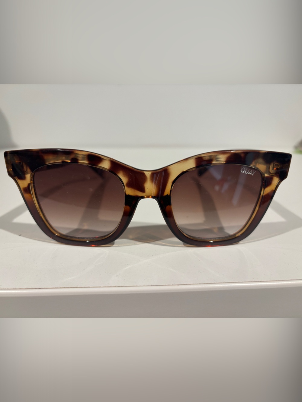 Quay Australia Tortoiseshell Brown Lens Cat-Eye Sunglasses